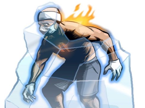 Hegan in the Cold Spa