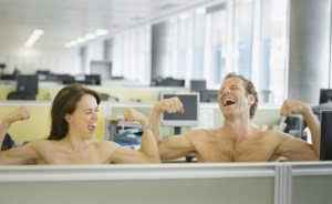 Office nudists