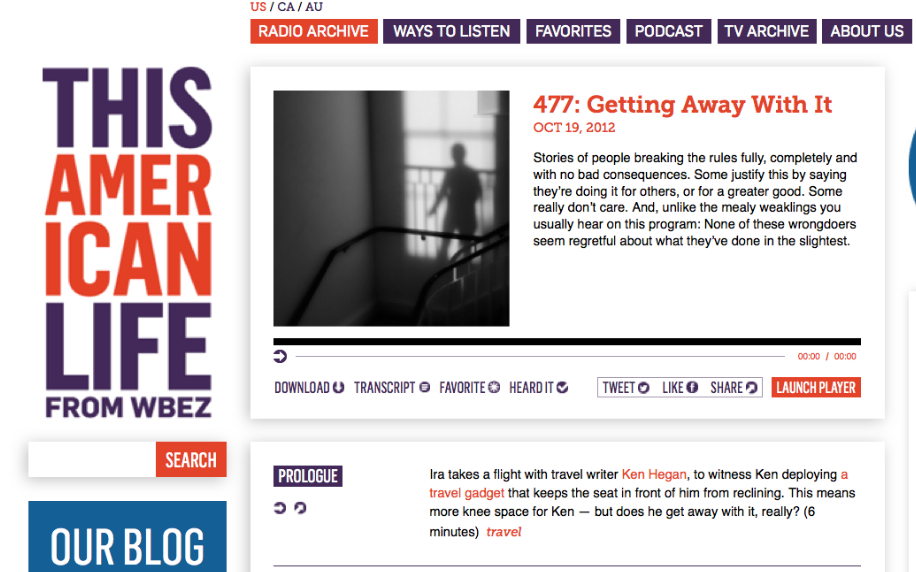 getting away with it