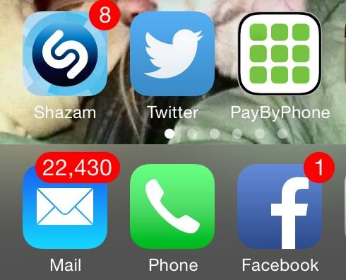 Couple of emails waiting for&nbsp;me